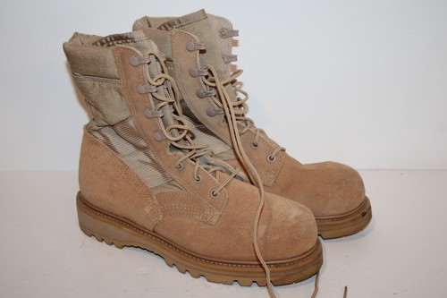 Usgi desert combat boots - boots, tan