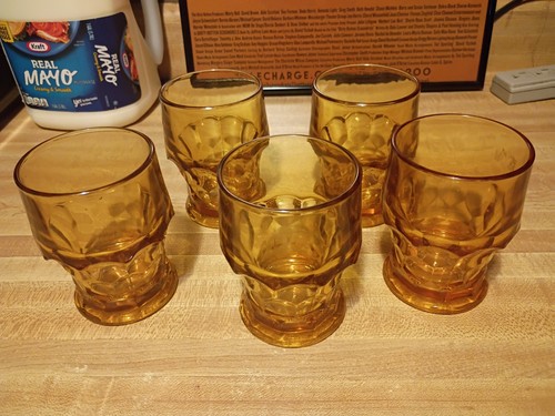 Anchor hocking honey - 5, amber