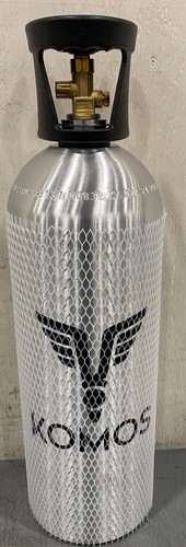 Komos aluminum co2 tank - komos, lb.