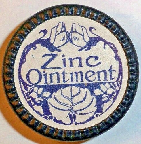 1900 1916 zinc ointment tin - 1916,