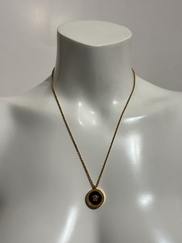 Versace gold medusa necklace - versace,