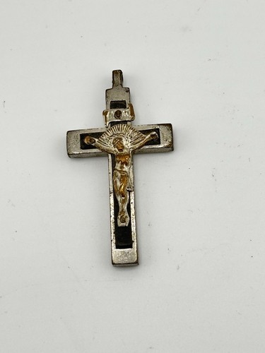 Antique ebony nun pectoral - antique, nun’s