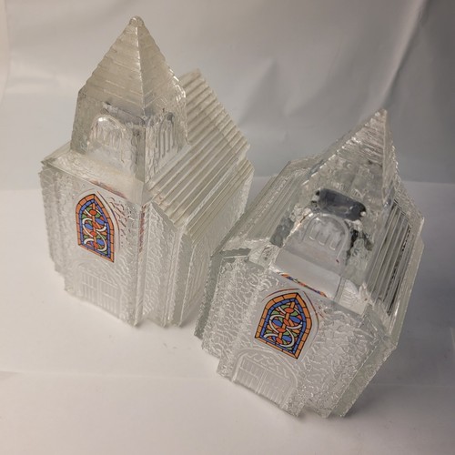 Glass church figurine set - figurine,