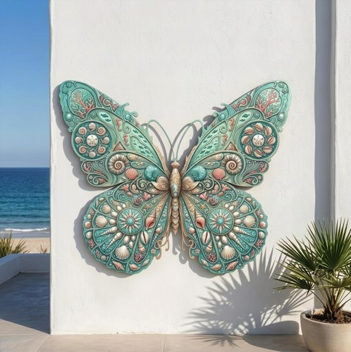 Butterfly metal wall - wall, art
