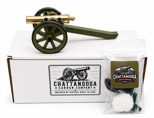 Brass salute muzzleloader - brass,