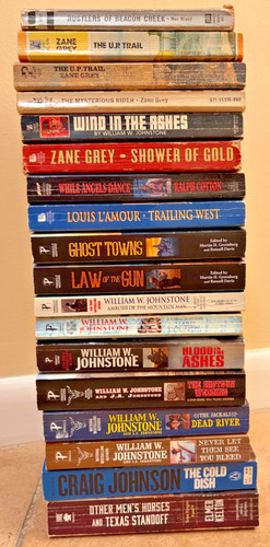Lot western action books - lot,