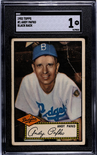 1952 topps andy pafko - andy,