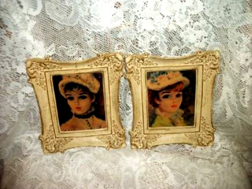 Hollywood regency french lady - regency,