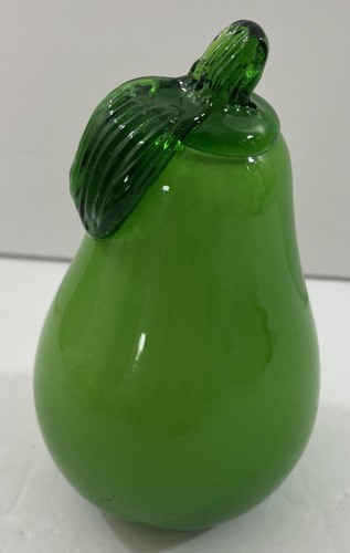 Pear art glass fruit 5 - pear,