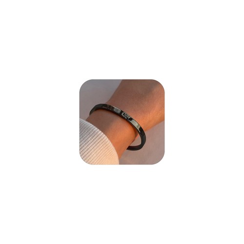 Black bangle bracelets for - black,