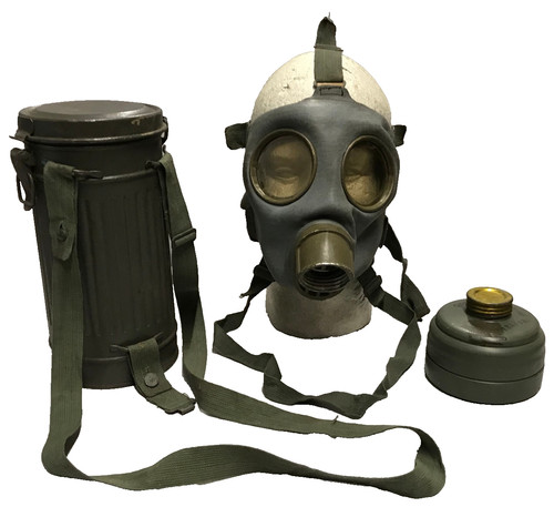 German wwii gas mask - german,