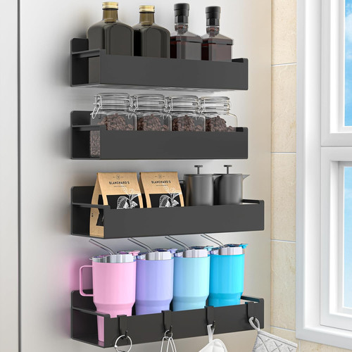 Pack magnetic spice rack - 4,