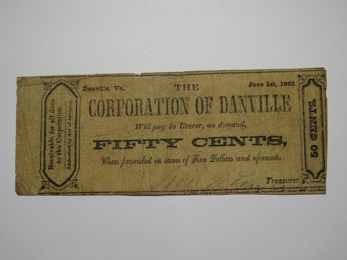 1862 danville virginia - danville, va