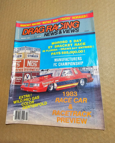 1983 drag racing news - "drag,