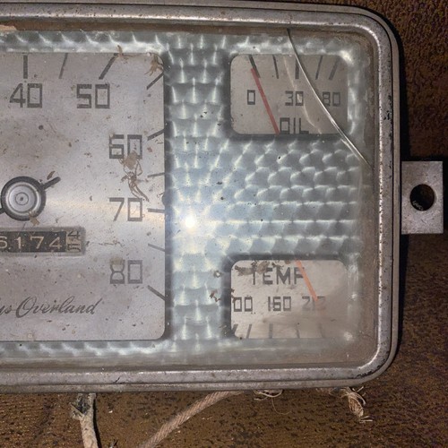 Willys overland gauge - willys, cluster
