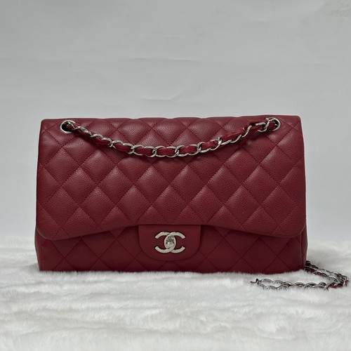 Chanel classic flap jumbo - classic, red
