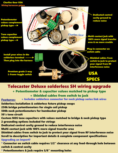 Tele deluxe solderless - tele,