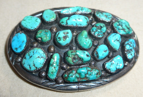 Vtg sterling silver - silver, turquoise