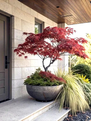 Dwarf japanese red linear - dwarf,