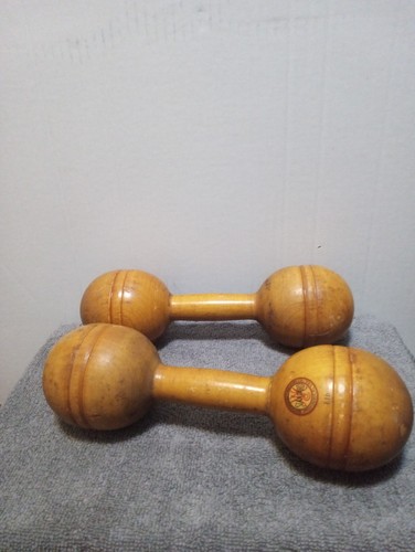 Pair antique vintage - pair, wooden