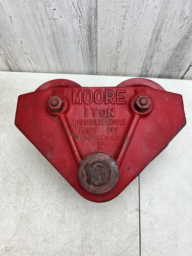 Vintage chisholm moore hoist - moore,