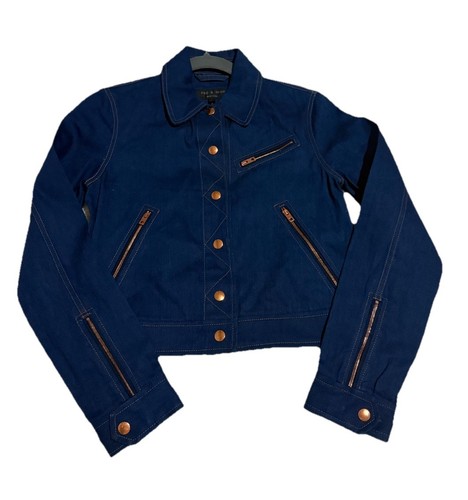 Rag bone indigo cropped - &,