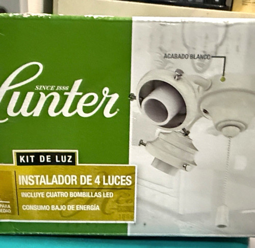 Hunter 99145 white - hunter, led