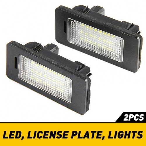 White led license - 2x, plate