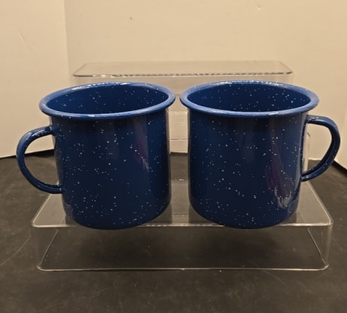 Set lot blue speckled - 2,
