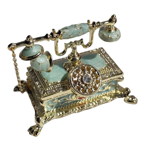 Enamel vintage retro telephone - enamel,