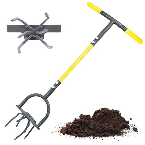 Manual hand tiller cultivator - hand,