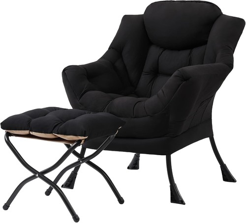 Lazy chair with - with, ottoman,