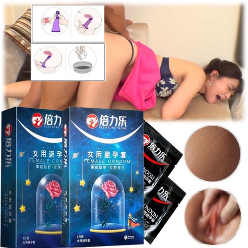 2pcs female women - female, lubricated