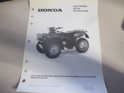 Honda setup instructions - honda,