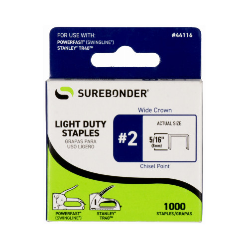 Surebonder 44116 staples 2 - 44116, #2