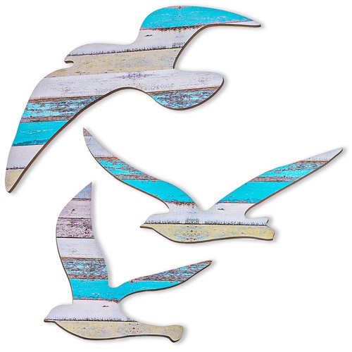 Sorcristy 3pcs wood seagull - sorcristy,