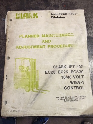 Clark electric lift truck - clark,