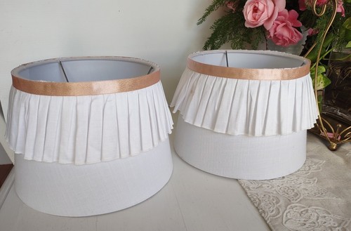 Drum lamp shades pair shade - shades, 8