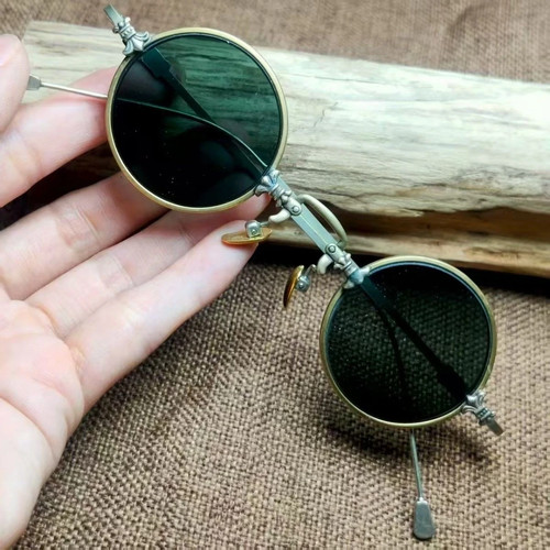 Vintage copper frame - frame, crystal