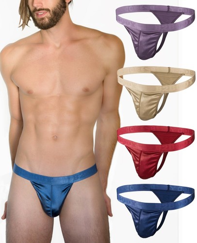 Satin mens sport - satin, thongs