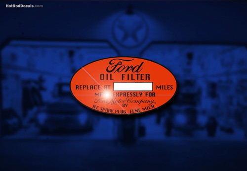 Ford flathead oil filter - ford,