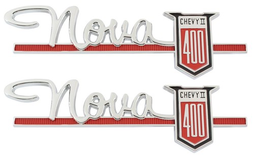 1962 nova rear quarter emblem - quarter,