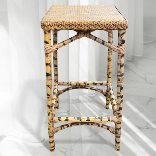Vintage plant stand side table - plant,