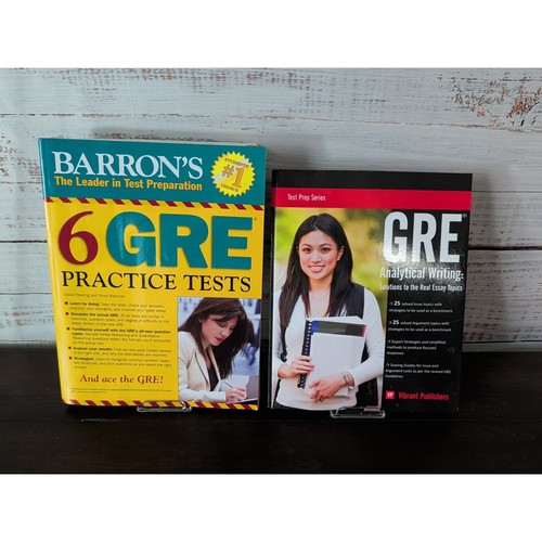 Lot gre prep books 6 - lot, –