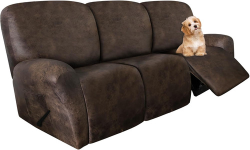 Stretch leather recliner - recliner, sofa