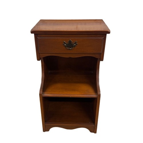 Whitney birch wood nightstand - wood,