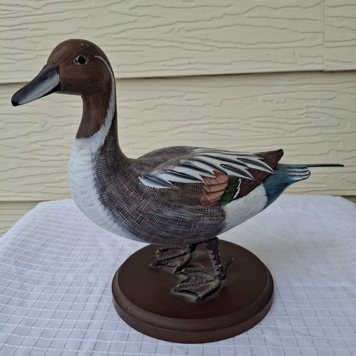Vtg wood pintail - drake, duck