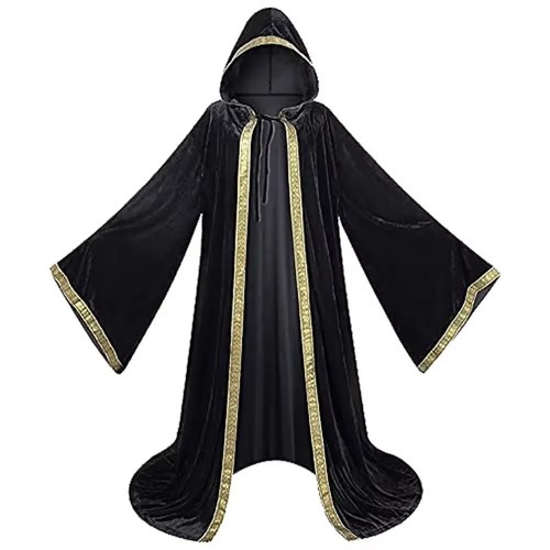 Unisex hooded medieval cape - hooded,
