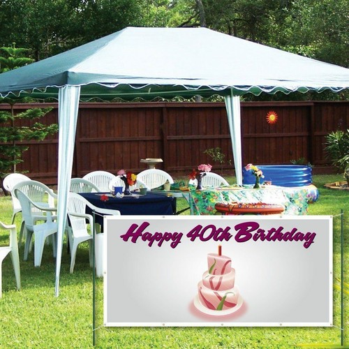 Happy 40th birthday cake 3 - birthday,
