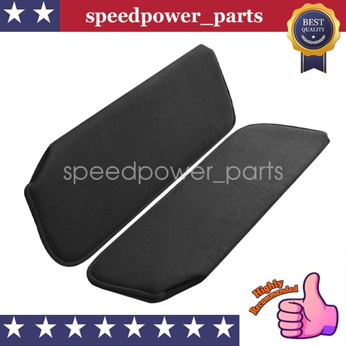Black sun visor pair fit - black,